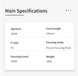 ZWO 30F5 Mini Guide Scope ED APO