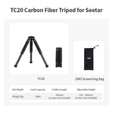 Seestar Fluid Head with Tripod (EQ Wedge & Tripod)