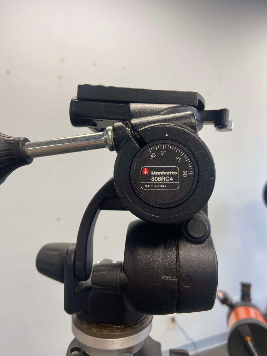 Used Manfrotto 808RC4 Head on Manfrotto 475 Tripod – Mile