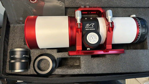 Like New William Optics Gran Turismo 81 WiFD f/5.9 Triplet APO with 6AIII 0.8x Reducer Flattener