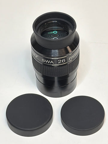 Used SVBONY SV154 26mm Telescope Eyepiece 2 inch, Super Wide Angle SWA Eyepiece 70°