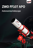 Used ZWO FF107 107mm Quad APO Refractor with 0.7x reducer