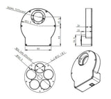 Used ZWO 5-position EFW Mini (5 x 1.25″ and 5 x 31mm)