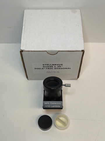 Used Stellarvue 99% Dielectric Star Diagonal, 1/10th wave, 1.25" (D1030)