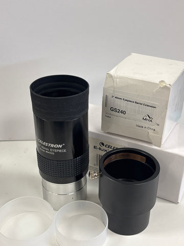 Used E-Lux Eyepiece - 2" 40mm and Barrel Extension