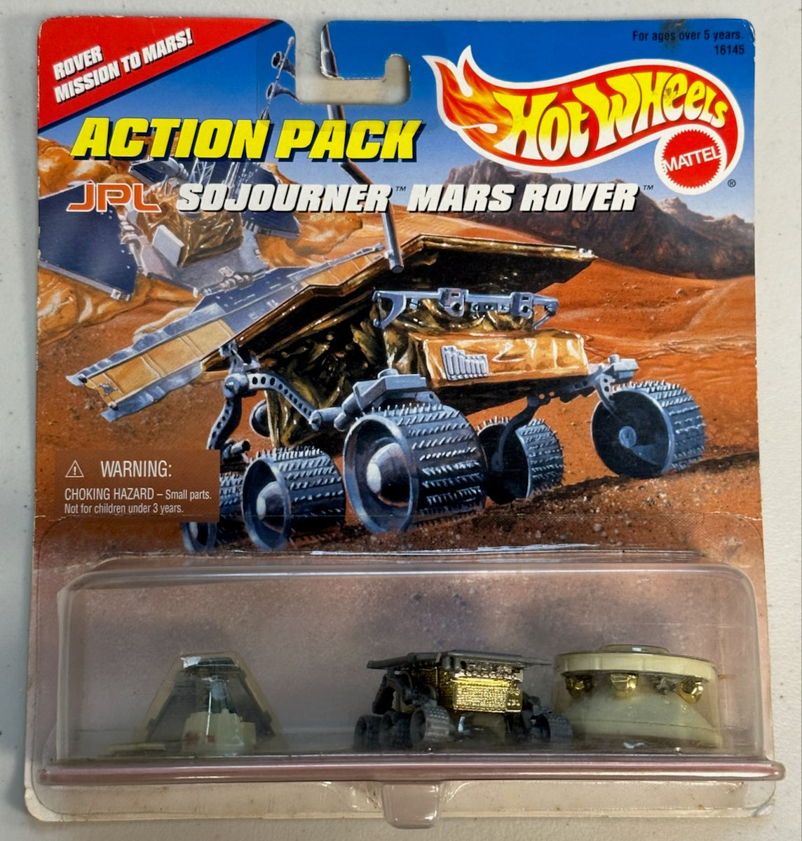 Hot wheels sojourner mars rover on sale