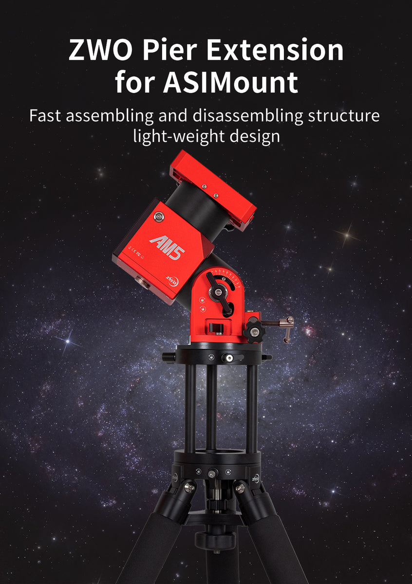 ZWO 160mm Pier Extension for AM3/AM5 – Mile High Astronomy
