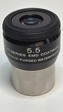Used Explore Scientific 5.5mm 62 degree Argon-Purged Waterproof Eyepiece