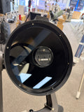 Vintage black-tube C8 SCT with clock drive on wedge and tripod, w/Telrad