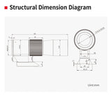 ZWO 30F5 Mini Guide Scope ED APO