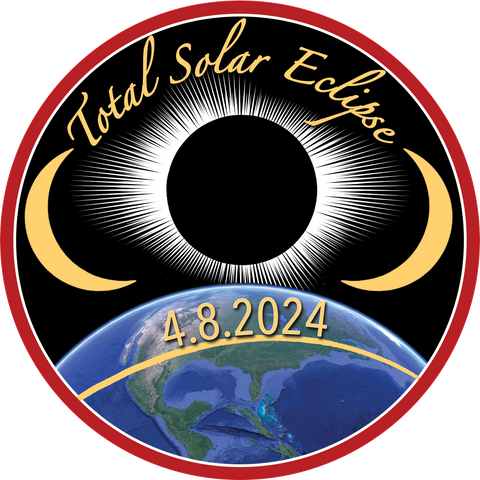 2024 Total Solar Eclipse Sticker