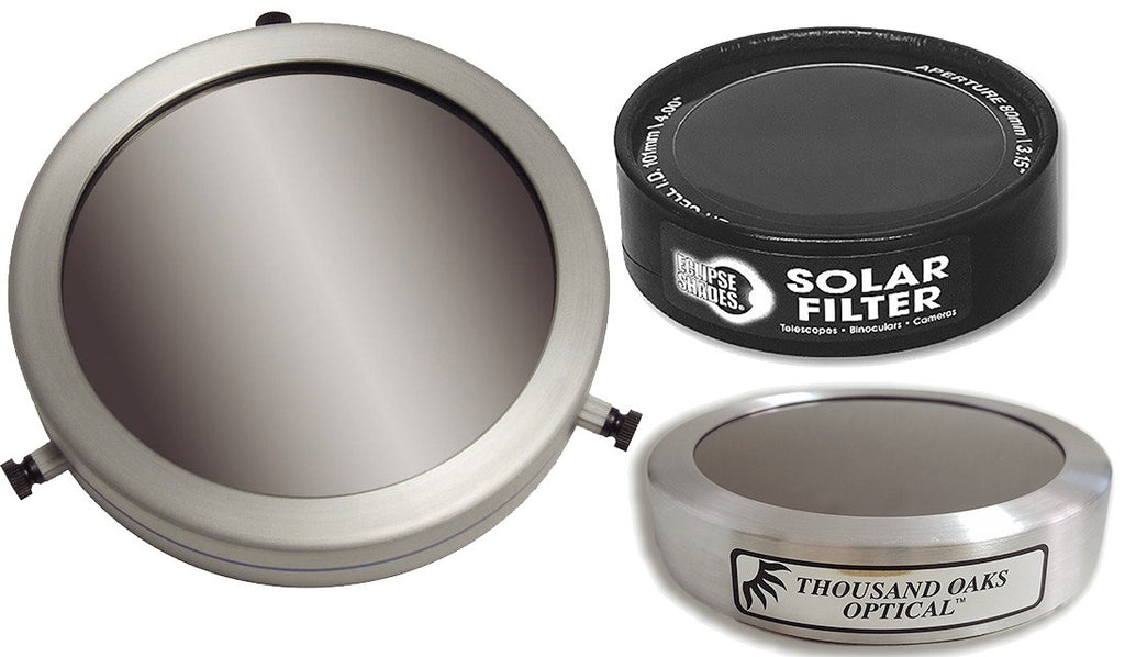 Solar Filters for Telescopes and Cameras