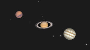 The 2018 Summer Parade of Planets: Mars, Jupiter, & Saturn