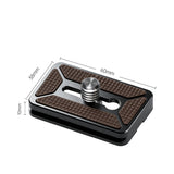 TH10 Quick Release Plate  with measurements
