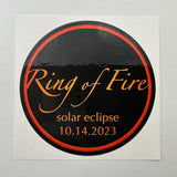 2023 Ring of Fire Eclipse Sticker