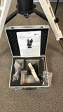 Used iOptron AZ Pro Mount Head on white Tri-Pier