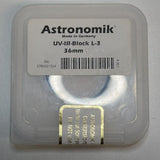 Brand New Astronomik L-3 UV-IR Block Filter 36mm
