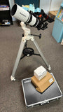 Used Orion ST80 OTA on Vixen Porta II Alt-Azimuth Mount/Tripod, LOADED w/Orion dielectric diagonal, SvBony 6x30 finder, eyepieces, solar filters