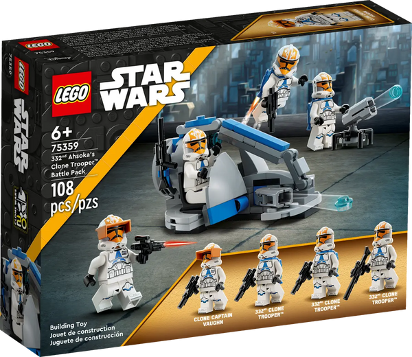 あじゃん2 LEGO Star Wars 332nd Ahsoka's Clone Trooper Battle Pack 75359