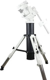 Used iOptron AZ Pro Mount Head on white Tri-Pier