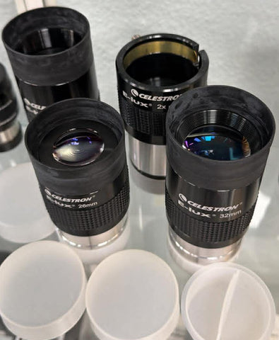 Used Celestron 2" E-Lux Eyepiece and Filter Kit (NO CASE, DIAG)