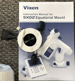 Like New Vixen SXD2 EQ mount w/ASG-CB90 tripod and Starbook One controller