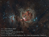 H-alpha H-beta OIII (Hα-Hβ-OIII) Imaging Filter for the 8” RASA