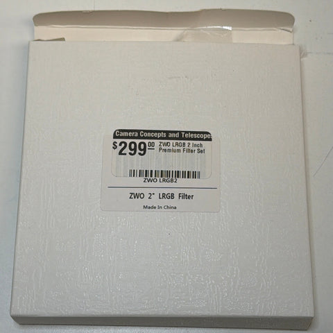 ZWO LRGB 2" Premium Filter Set