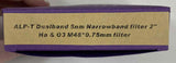Like New Antlia ALP-T Dual Narrowband OIII (5nm) & H-a (5nm) Filter - 2"