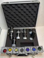 Used Meade Series 4000 1.25” Plössl Eyepiece and Filter Set