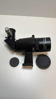 Used Orion 9x50 Right Angle, Correct Image Finder Scope w/illuminator, Vixen footer