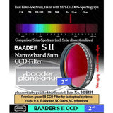 Used Baader Narrowband S-II (8nm) CCD Filter, 2"