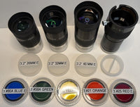 Used Astromania 2" eyepiece and filter kit (NO CASE, DIAG)