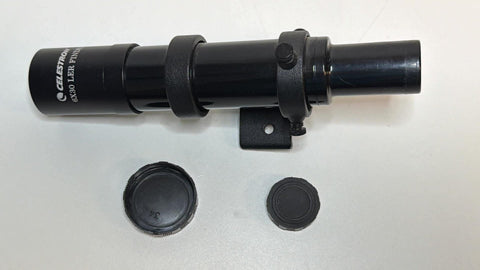 Used Celestron 6x30 Straight-Through Finder Scope with SCT Finder Base