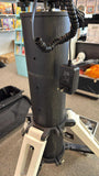 Used iOptron AZ Pro Mount Head on white Tri-Pier