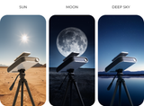 Hestia Smartphone Telescope with Solar FIlter and Premium Tripod