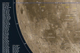 Deluxe Folding Moon Map