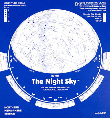 Cardboard Night Sky Planisphere Northern Hemisphere