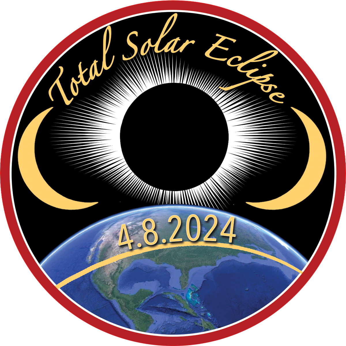 2024 Total Solar Eclipse Sticker Mile High Astronomy