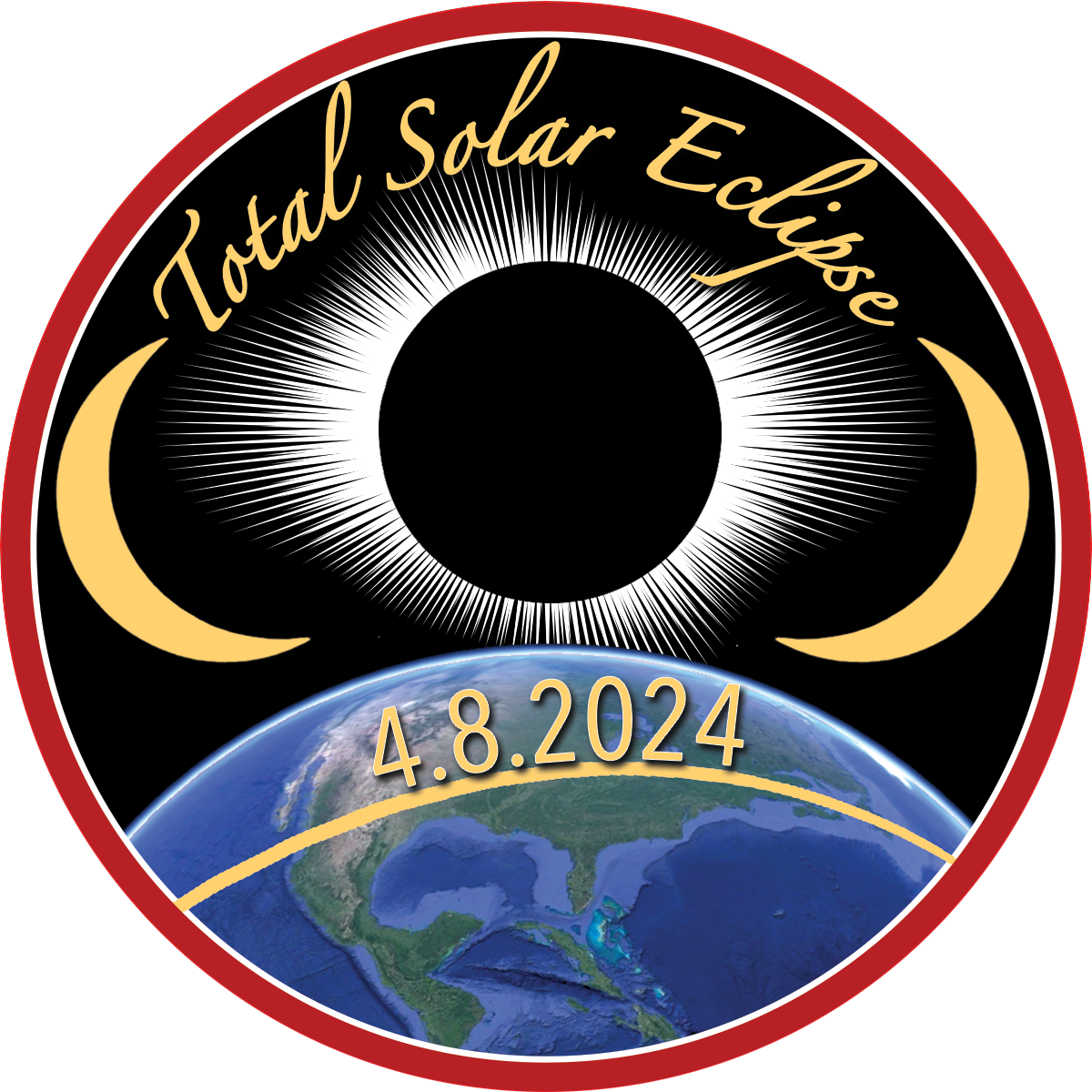 2024 Total Solar Eclipse Sticker – Mile High Astronomy